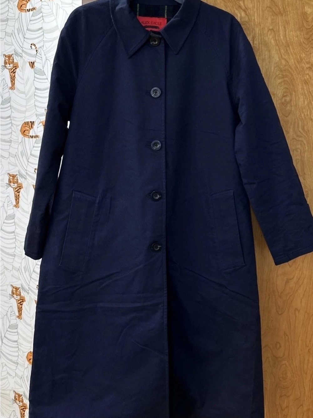 J.Crew X Alex Eagle Reversable Trench Coat